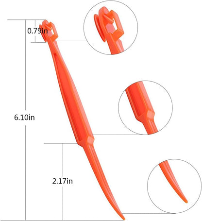 Orange Peelers, 6Pcs Plastic Easy Slicer Cutter Peeler Remover Opener Kitchen Accessories Knife Cooking Tool Kitchen Gadget (New) | Simple‑to‑use fruit slicer and opener, practical daily kitchen gadget.