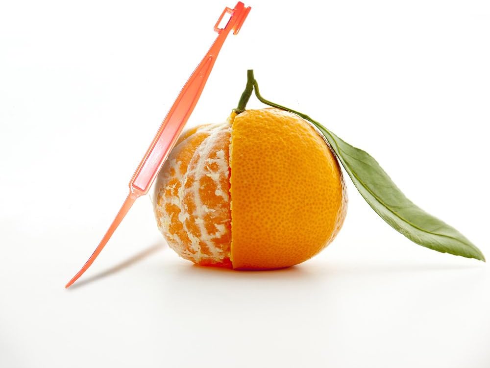 Orange Peelers, 6Pcs Plastic Easy Slicer Cutter Peeler Remover Opener Kitchen Accessories Knife Cooking Tool Kitchen Gadget (New) | Simple‑to‑use fruit slicer and opener, practical daily kitchen gadget.