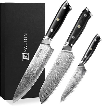 7 Inch Nakiri Knife, Ultra Sharp Damascus Kitchen Knife