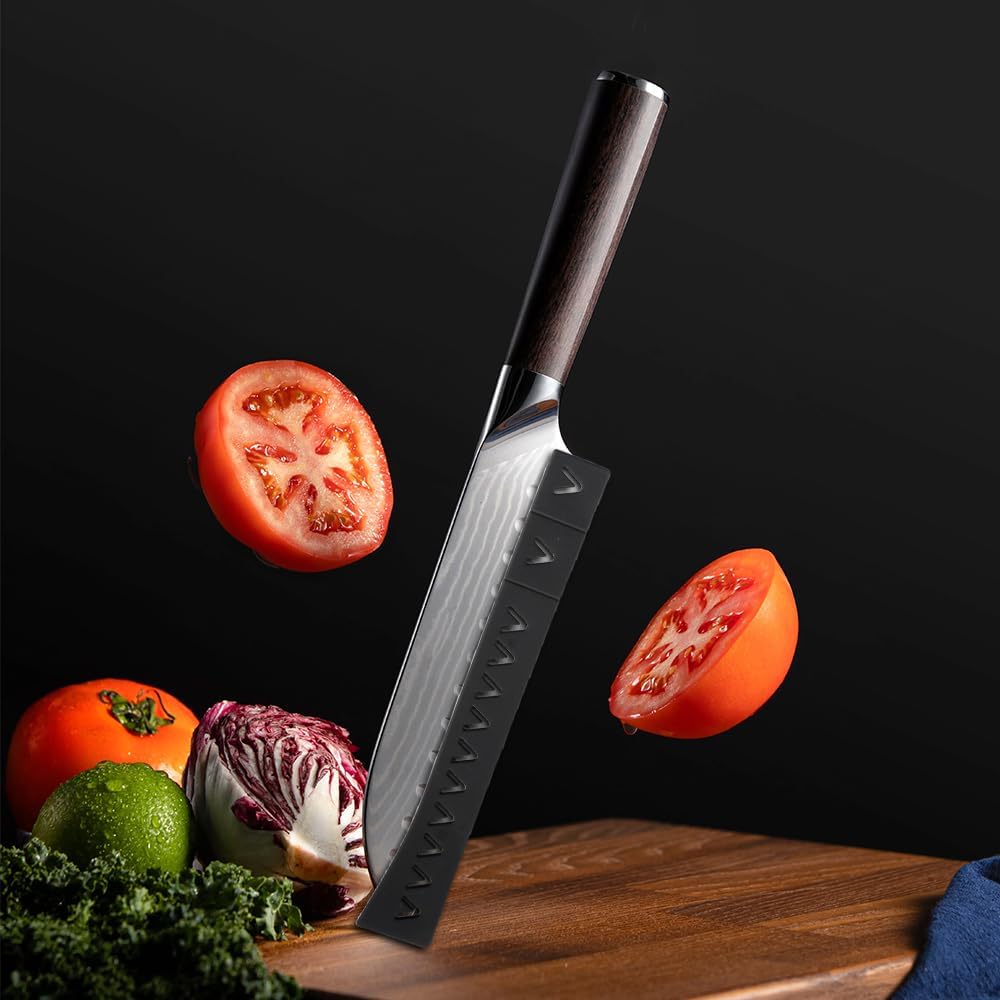8 Inch Safety Knife Cover Sleeves, 20 Pack Knife Edge Guard Universal, Knife Sheath, Knife Edge Guards Blade for Ceramic Kitchen Paring Bread Knife, Kitchen Universal Knife Sheath, Black