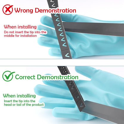 8 Inch Safety Knife Cover Sleeves, 20 Pack Knife Edge Guard Universal, Knife Sheath, Knife Edge Guards Blade for Ceramic Kitchen Paring Bread Knife, Kitchen Universal Knife Sheath, Black