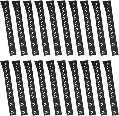8 Inch Safety Knife Cover Sleeves, 20 Pack Knife Edge Guard Universal, Knife Sheath, Knife Edge Guards Blade for Ceramic Kitchen Paring Bread Knife, Kitchen Universal Knife Sheath, Black