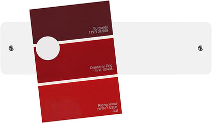 12"x3" Magnetic Strip Board, 3-Pack (White) | Compact 12"x3" frameless steel strip board; mounts horizontally or vertically; magnets & mounting hardware included
