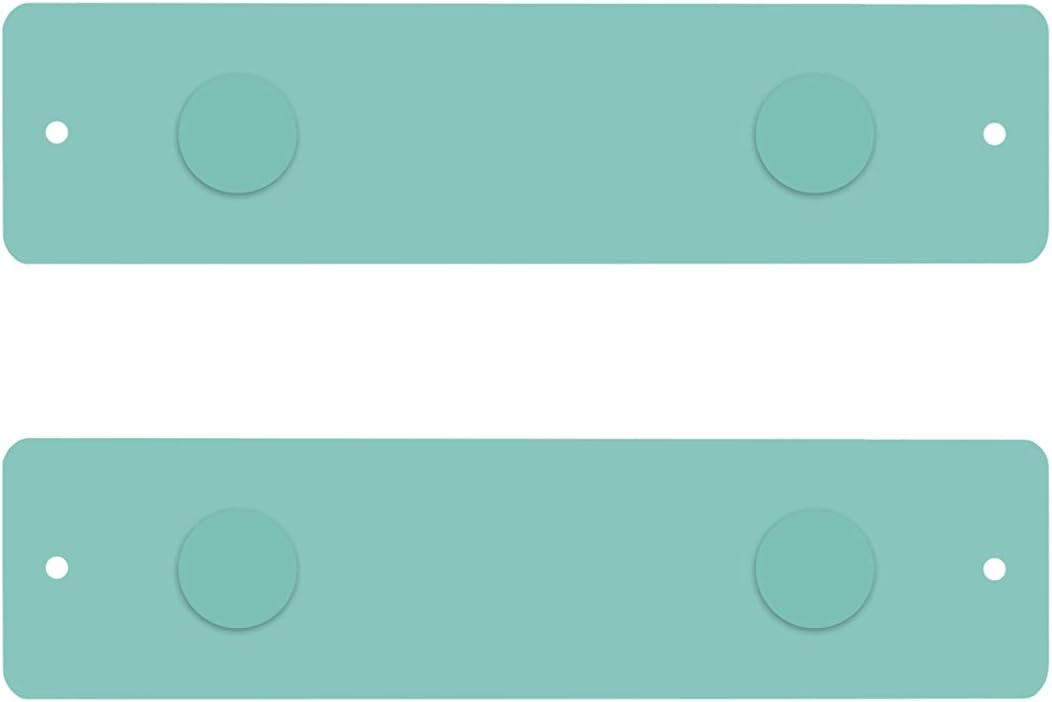 12"x3" Magnetic Strip Board, 3-Pack (White) | Compact 12"x3" frameless steel strip board; mounts horizontally or vertically; magnets & mounting hardware included