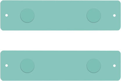 12"x3" Magnetic Strip Board, 3-Pack (White) | Compact 12"x3" frameless steel strip board; mounts horizontally or vertically; magnets & mounting hardware included