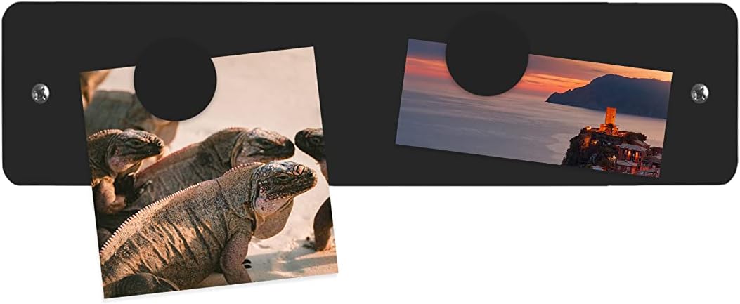 12"x3" Magnetic Strip Board, 3-Pack (White) | Compact 12"x3" frameless steel strip board; mounts horizontally or vertically; magnets & mounting hardware included