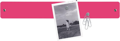 12"x3" Magnetic Strip Board, 3-Pack (White) | Compact 12"x3" frameless steel strip board; mounts horizontally or vertically; magnets & mounting hardware included