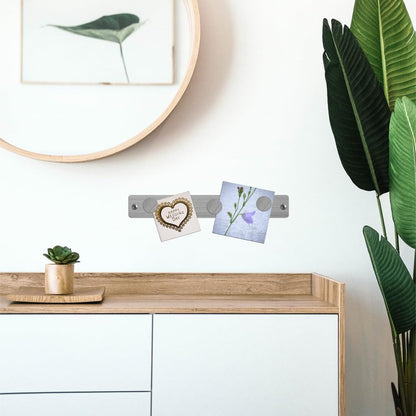12"x3" Magnetic Strip Board, 3-Pack (White) | Compact 12"x3" frameless steel strip board; mounts horizontally or vertically; magnets & mounting hardware included