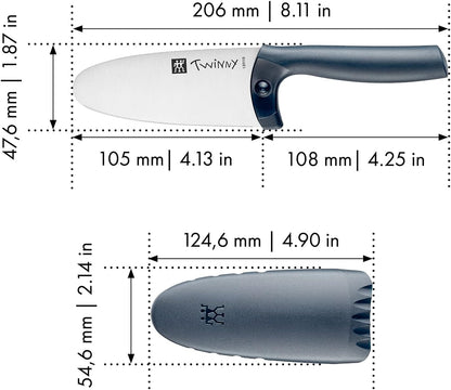 Twinny Kids Chef's Knife, Blue
