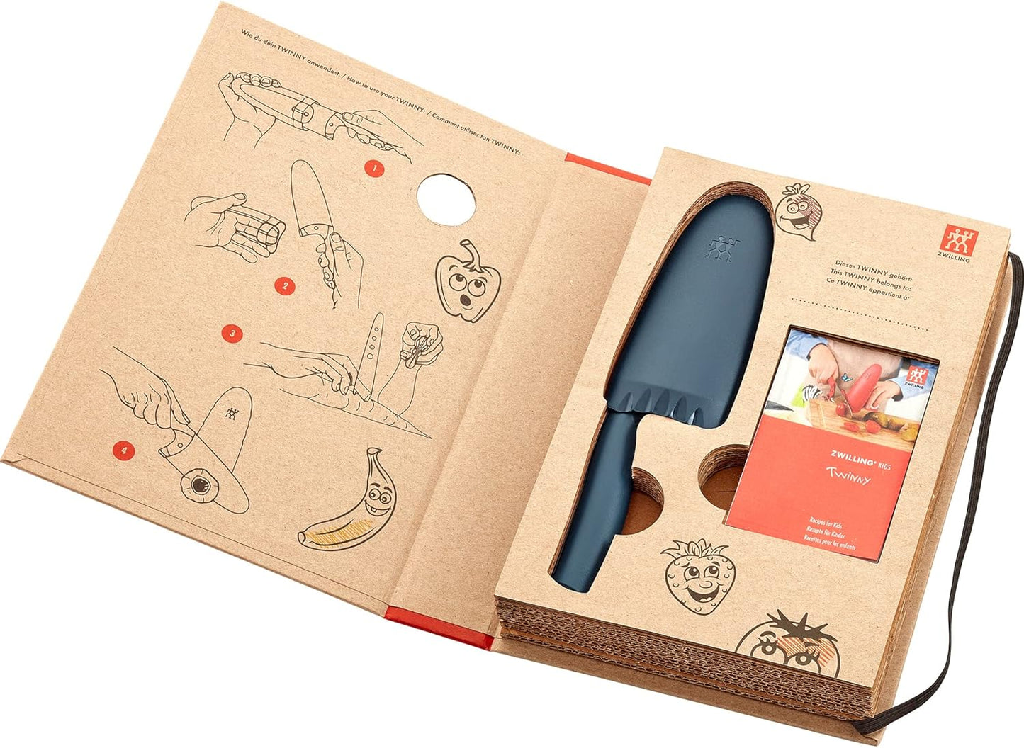 Twinny Kids Chef's Knife, Blue