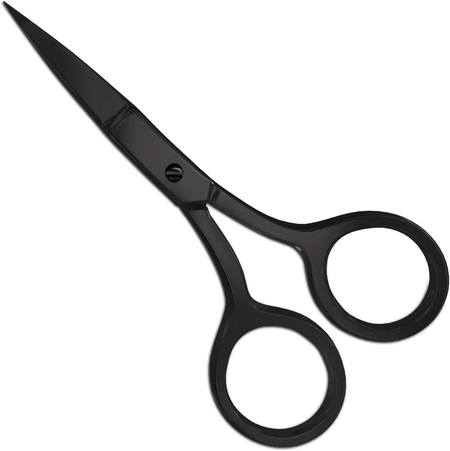 Eyebrow Scissors, Professional Stainless Steel Small Shears for Men and Women Cuticle Nail Scissors, Nose Hair Scissors for Grooming Mustache, Beard, Eyelashes, Ear Hair Trimming, Silver