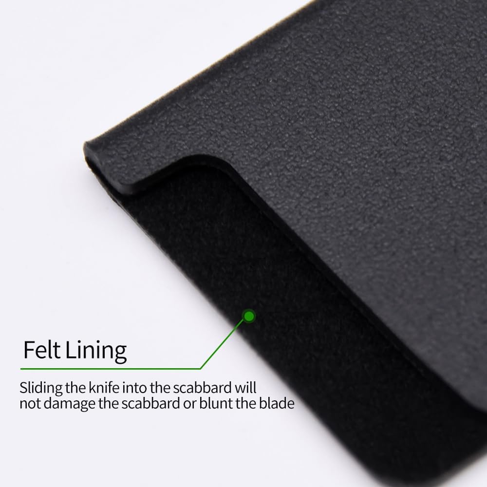 10pcs Universal Knife Edge Guards Set, Non-BPA Knife Sheath | Gentle on Your Blades