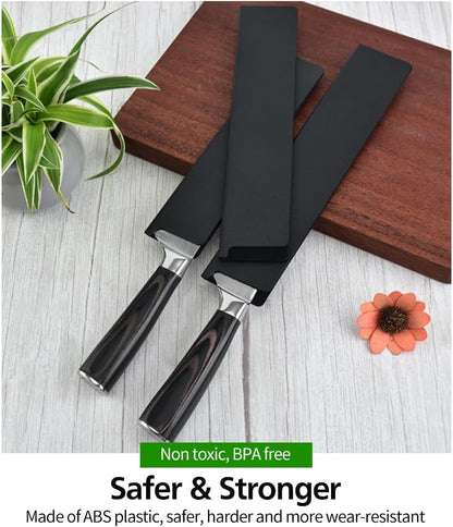 10pcs Universal Knife Edge Guards Set, Non-BPA Knife Sheath | Gentle on Your Blades