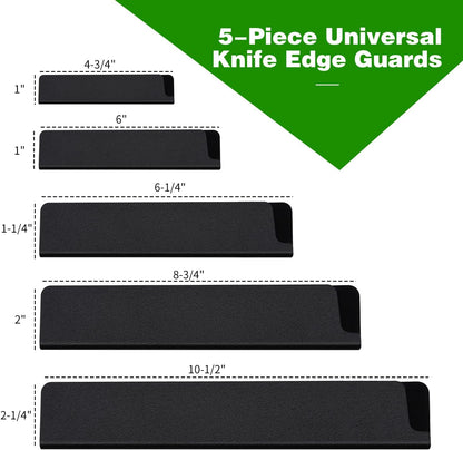 10pcs Universal Knife Edge Guards Set, Non-BPA Knife Sheath | Gentle on Your Blades