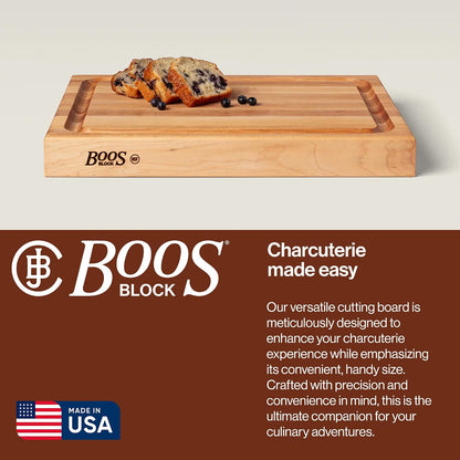 RA-Board Series Rectangular Maple Deluxe Barbecue Cutting Board