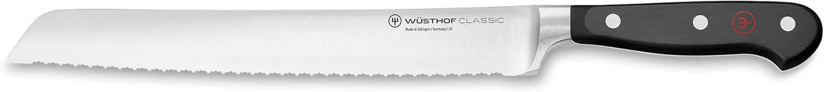 WÜSTHOF Classic 9" Bread Knife, Silver