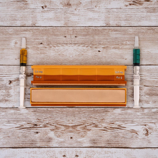 5/3.5 Micron Diamond and Leather Strops Pack