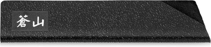 Cangshan 1026641 8-Piece Steak Knife Guard Set, Black