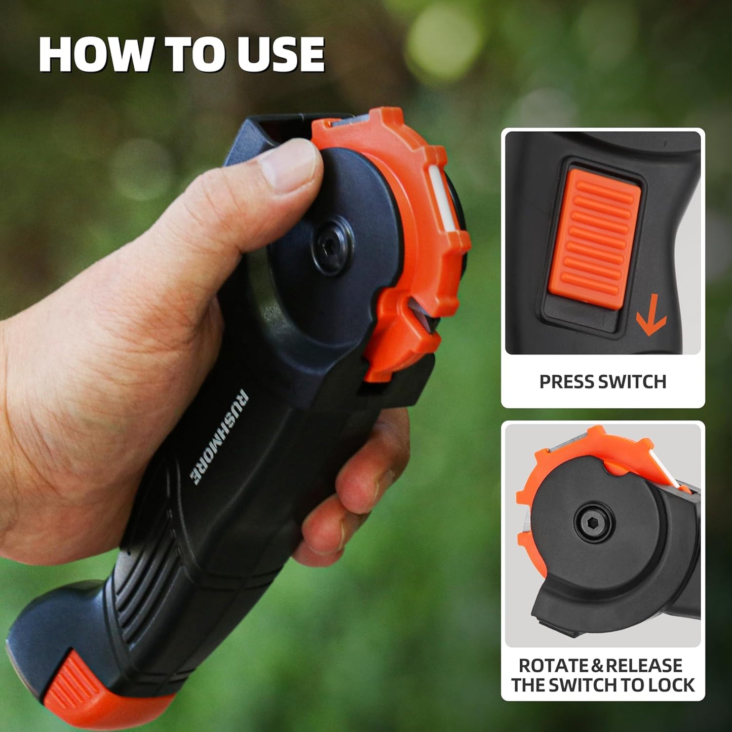 6-in-1 Garden Tool & Knife Sharpener – Carbide & Ceramic Blades for Pruners, Scissors, Axes, Machetes, Hedge Shears & Lawn Mower Blades – Repairs, Hones & Maintains Edges