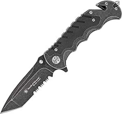 Benji 2.5in High Carbon S.S. Folding Keychain Knife with 1.75in Modified Tanto Blade and G10 Handle for Outdoor