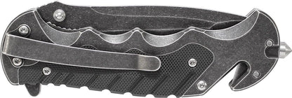 Benji 2.5in High Carbon S.S. Folding Keychain Knife with 1.75in Modified Tanto Blade and G10 Handle for Outdoor