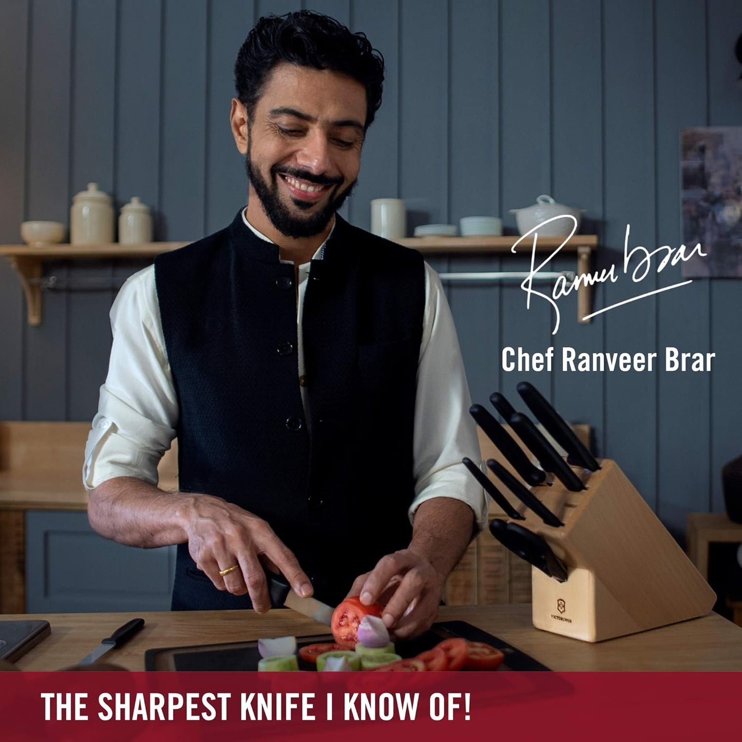 Fibrox 7 in Chinese Cleaver - Swiss Made Butcher Chef Knife | Professional stainless steel classic utility knife with ergonomic non-slip handle. Versatile, durable and dishwasher safe