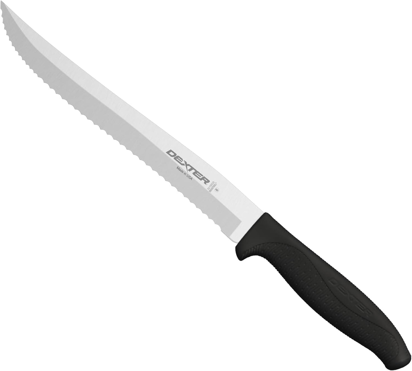 6" Scalloped Insulation Knife, High-Carbon Stainless | Scalloped high-carbon stainless edge cuts insulation cleanly. Slip-resistant black grip trusted by professional installers.