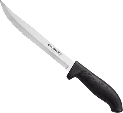 6" Scalloped Insulation Knife, High-Carbon Stainless | Scalloped high-carbon stainless edge cuts insulation cleanly. Slip-resistant black grip trusted by professional installers.
