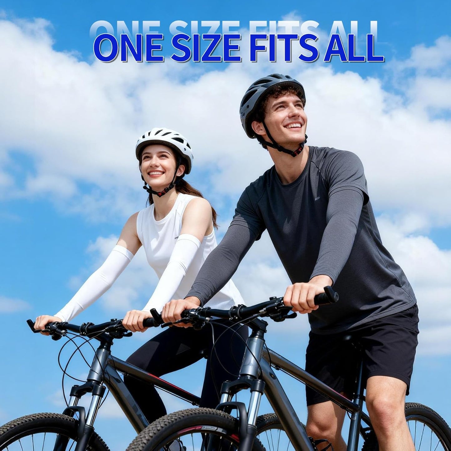 Cooling Arm Sleeves Sun UV Protection Compression for Men Women | 2Pairs, UPF 50, Sports Compression,Tattoo Cover Up ,Fittness,Baseball,Basketball,Cycling,Hiking,Football,Outdoor