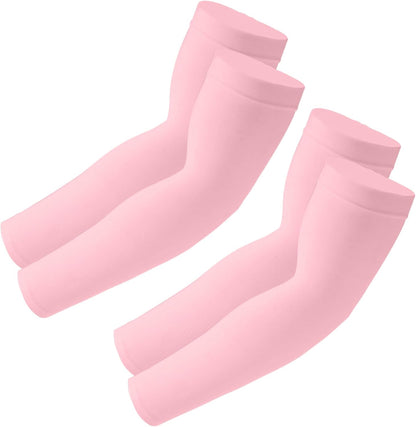 Cooling Arm Sleeves Sun UV Protection Compression for Men Women | 2Pairs, UPF 50, Sports Compression,Tattoo Cover Up ,Fittness,Baseball,Basketball,Cycling,Hiking,Football,Outdoor