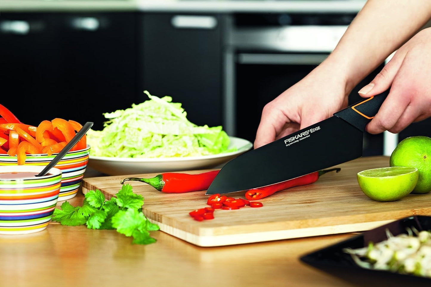 Edge Deba 12 cm knife, one size, Black