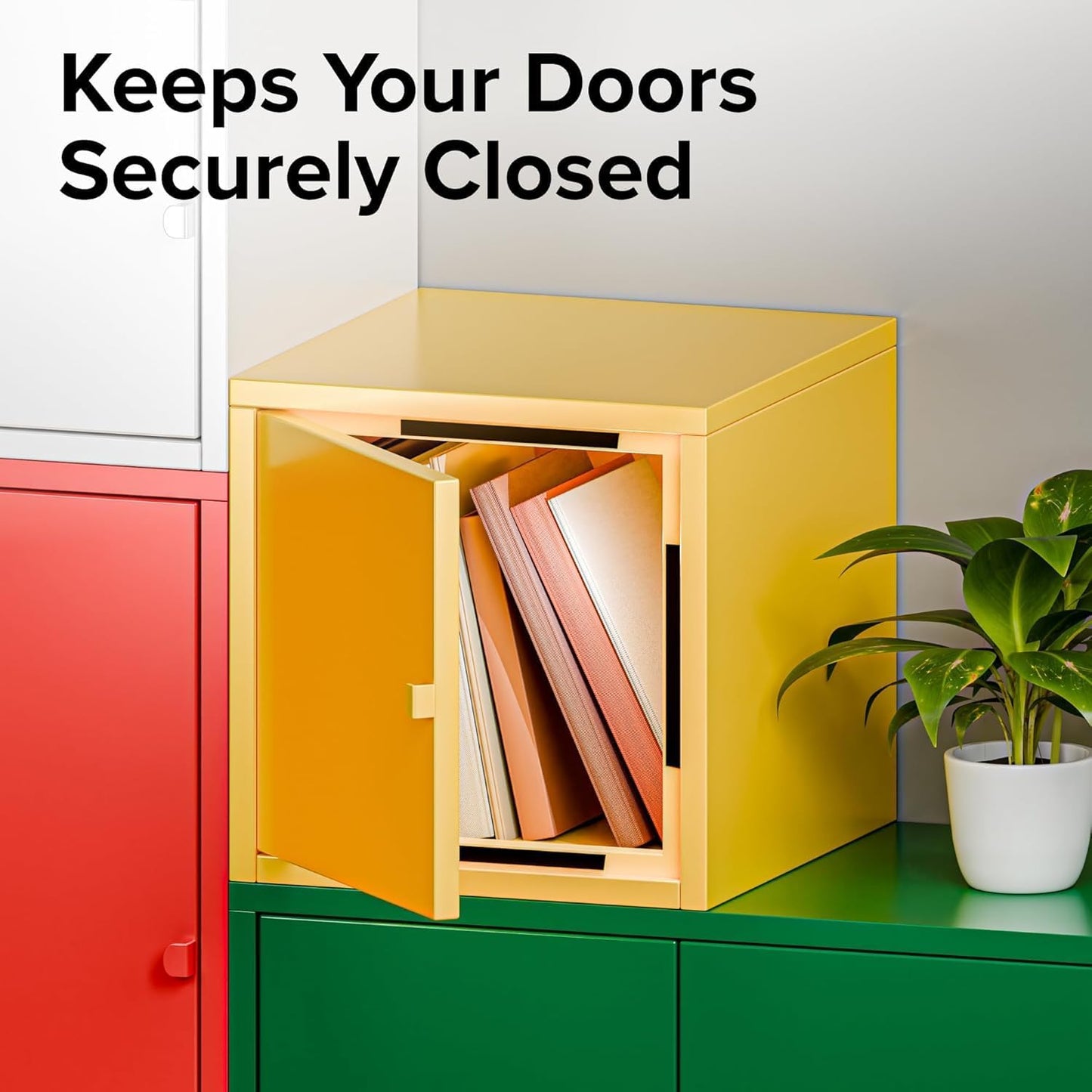Magnetic Strips with Adhesive Backing - Magnetic Tape for Crafts - Tool and Knife Magnet Strips for Kitchen, Garage and Garden - Adhesive Magnetic Tool Holder Strip for Wall (10 Pieces, 6" x 1")