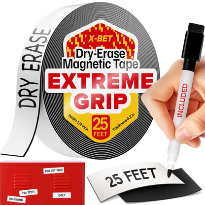 Magnetic Strips with Adhesive Backing - Magnetic Tape for Crafts - Tool and Knife Magnet Strips for Kitchen, Garage and Garden - Adhesive Magnetic Tool Holder Strip for Wall (10 Pieces, 6" x 1")