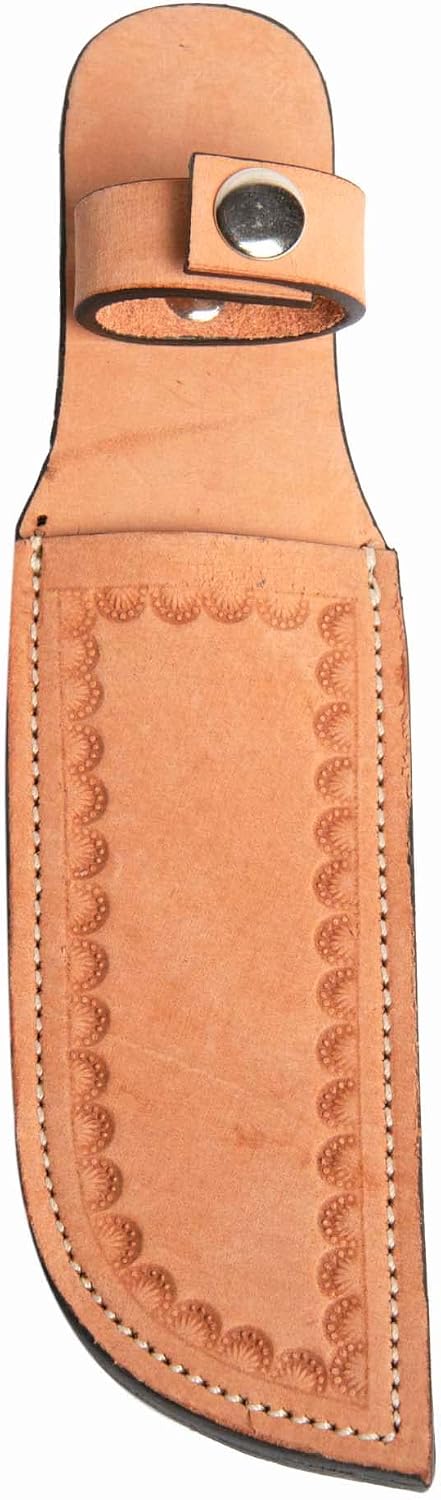 Genuine Leather Knife Sheath – Handmade Leather Knive Holder with Belt Loop, Fits 4-10" Blade – Fixed Blade Knife Sheaths, Knifes Scabbard for Belt