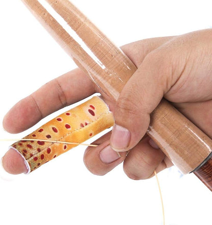 3PCS Fishing Finger Tab Protector, Polyester Fishing Stripping Single Finger Guards for Fishing Finger