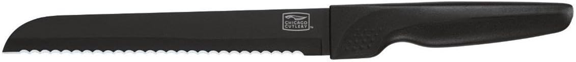 Fusion 17 Piece Kitchen Knife Set with Wooden Storage Block, Cushion-Grip Handles with Stainless Steel Blades that Resists Stains, Rust, and Pitting