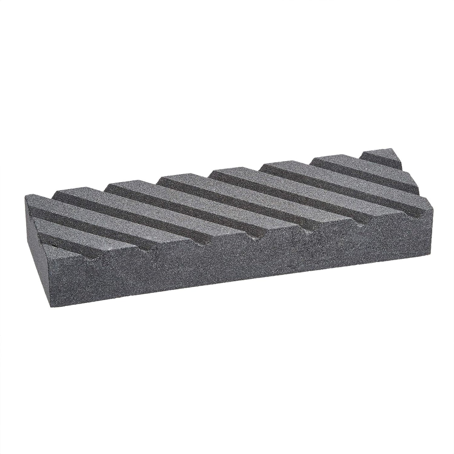 Whetstone Knife Sharpening Stone, Double-Sided 1000/6000 Grit with Angle Guide, Non-Slip Bamboo Base, Black & Grey
