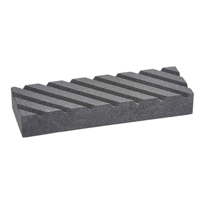 Whetstone Knife Sharpening Stone, Double-Sided 1000/6000 Grit with Angle Guide, Non-Slip Bamboo Base, Black & Grey