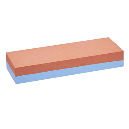 Whetstone Knife Sharpening Stone, Double-Sided 1000/6000 Grit with Angle Guide, Non-Slip Bamboo Base, Black & Grey