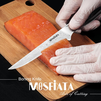 4 Inch Paring Knife, Kitchen Knife Fruit Knives with Sheath, German High Carbon Stainless Steel EN1.4116 Precision Cooking Vegetable Knife for Carving, Peeling, Trimming