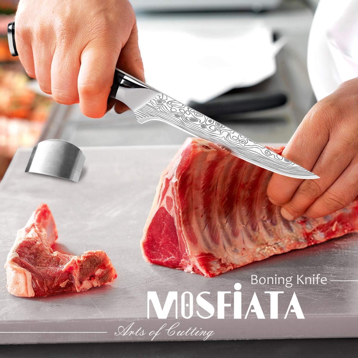 4 Inch Paring Knife, Kitchen Knife Fruit Knives with Sheath, German High Carbon Stainless Steel EN1.4116 Precision Cooking Vegetable Knife for Carving, Peeling, Trimming