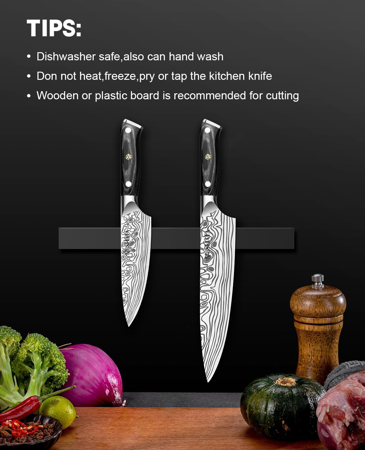 4 Inch Paring Knife, Kitchen Knife Fruit Knives with Sheath, German High Carbon Stainless Steel EN1.4116 Precision Cooking Vegetable Knife for Carving, Peeling, Trimming