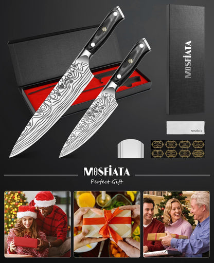 4 Inch Paring Knife, Kitchen Knife Fruit Knives with Sheath, German High Carbon Stainless Steel EN1.4116 Precision Cooking Vegetable Knife for Carving, Peeling, Trimming