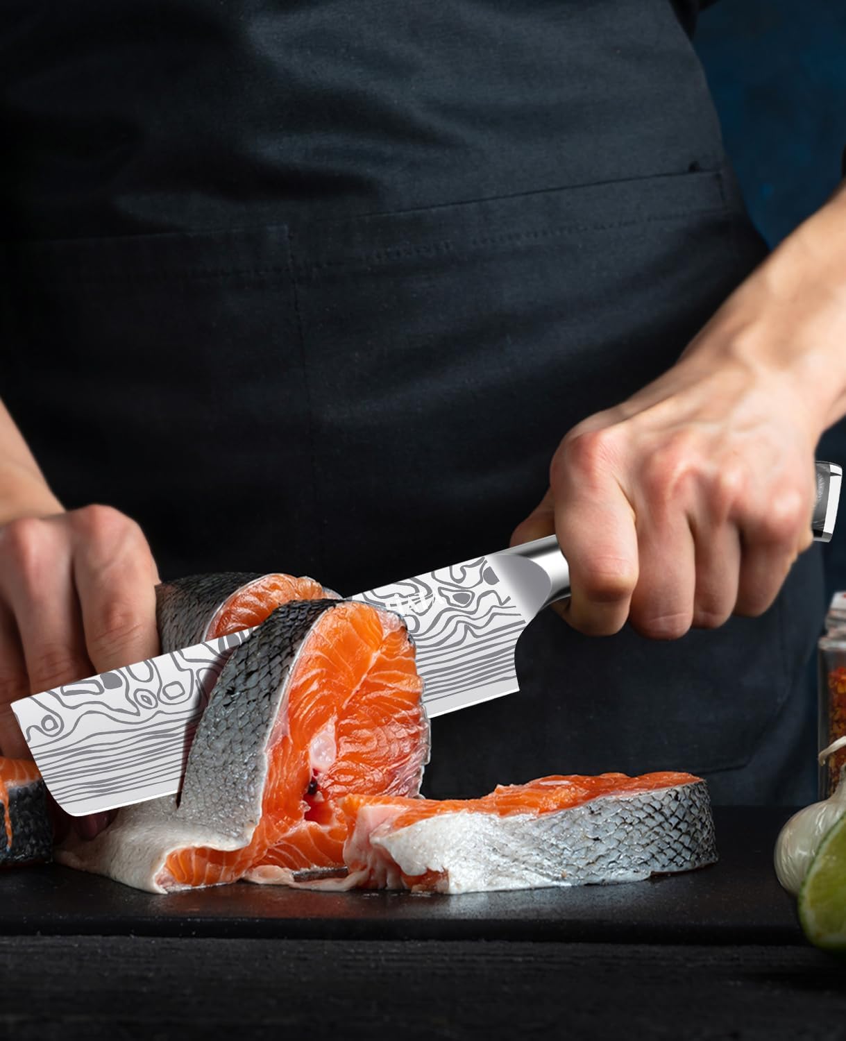 4 Inch Paring Knife, Kitchen Knife Fruit Knives with Sheath, German High Carbon Stainless Steel EN1.4116 Precision Cooking Vegetable Knife for Carving, Peeling, Trimming