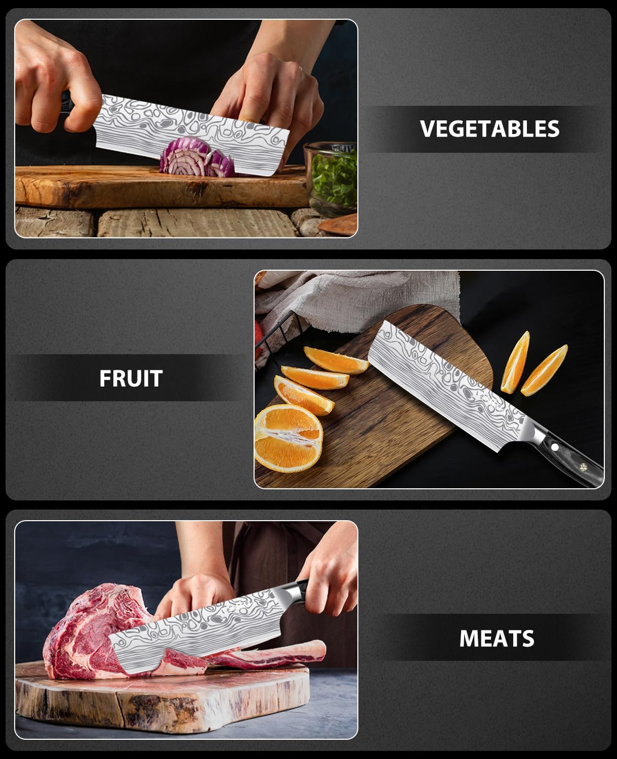 4 Inch Paring Knife, Kitchen Knife Fruit Knives with Sheath, German High Carbon Stainless Steel EN1.4116 Precision Cooking Vegetable Knife for Carving, Peeling, Trimming