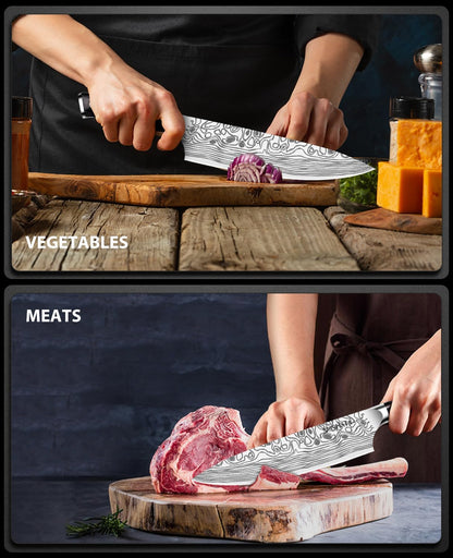 4 Inch Paring Knife, Kitchen Knife Fruit Knives with Sheath, German High Carbon Stainless Steel EN1.4116 Precision Cooking Vegetable Knife for Carving, Peeling, Trimming