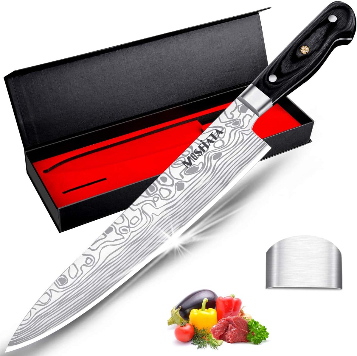 4 Inch Paring Knife, Kitchen Knife Fruit Knives with Sheath, German High Carbon Stainless Steel EN1.4116 Precision Cooking Vegetable Knife for Carving, Peeling, Trimming