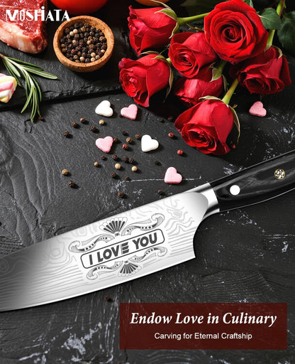 4 Inch Paring Knife, Kitchen Knife Fruit Knives with Sheath, German High Carbon Stainless Steel EN1.4116 Precision Cooking Vegetable Knife for Carving, Peeling, Trimming