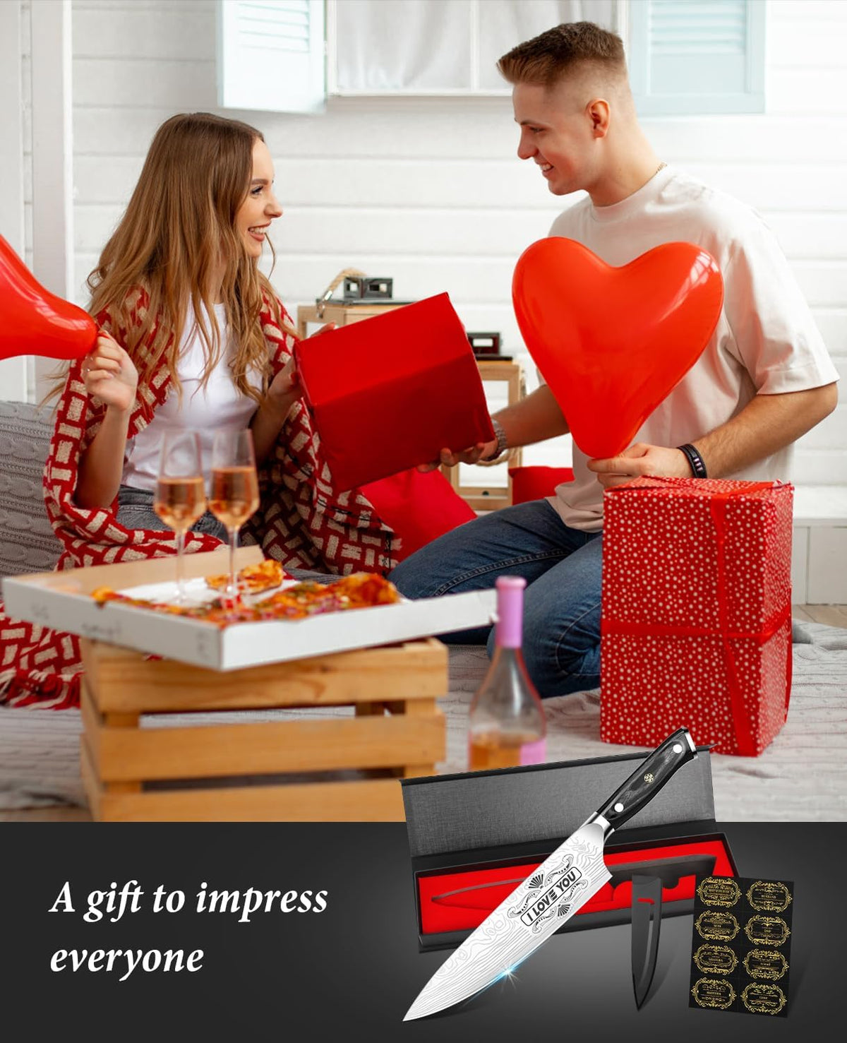 4 Inch Paring Knife, Kitchen Knife Fruit Knives with Sheath, German High Carbon Stainless Steel EN1.4116 Precision Cooking Vegetable Knife for Carving, Peeling, Trimming