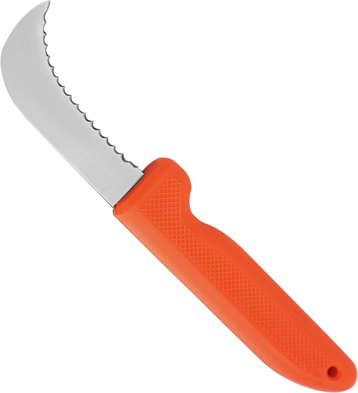 K102 Harvest Utility Knife, Landscape and Sod, 3-Inch Stainless Steel Serrated Blade